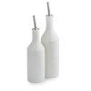 Portmeirion Sophie Conran Oil & Vinegar Drizzler Set, 10.5 Inch Pourer & 9 Inch Dispenser, Fine Porcelain White Bottles, Dishwasher Safe - 2 of 4