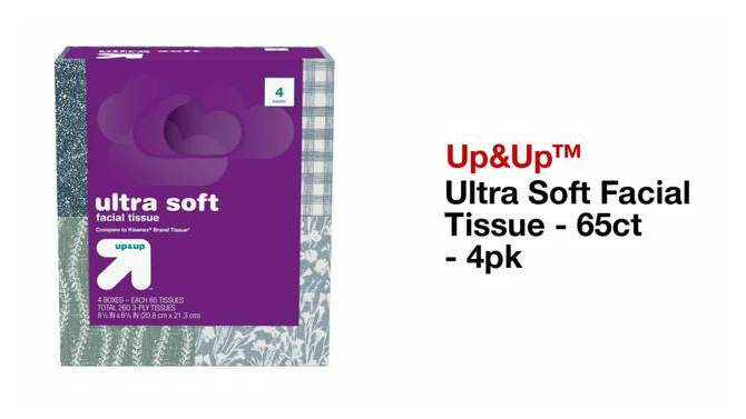 Ultra Soft Facial Tissue - up & up™, 2 of 17, play video
