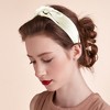 Unique Bargains Women's Satin Knotted Headband Hairband 1.2" Wide - 3 of 4