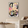 Art Remedy Everyone Hugged Retro Abstract Wall Art Framed - 2 of 4