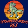 Junior's Design By Humans Tyrannoscareus Rex Funny Dinosaur Halloween Costume By rawresh6 T-Shirt - 2 of 3