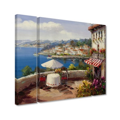 Trademark Fine Art -Rio 'Italian Afternoon' Multi Panel Art Set Large