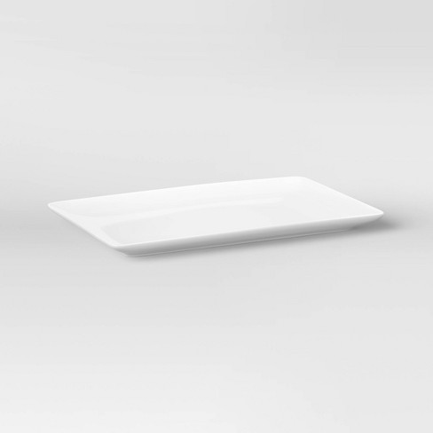 White rectangular serving on sale dishes