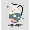 Aquarius Zodiac Pitcher With Water Adult Crew Neck Short Sleeve Tee - 2 of 3
