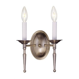 Livex Lighting Williamsburgh 1 - Light Wall Light in  Bronze - 1 of 1