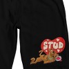 Scooby Doo Scooby the Stud Men's Black Graphic Sleep Shorts - 2 of 4