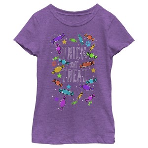 Girl's Lost Gods Halloween Candy Explosion T-Shirt - 1 of 4