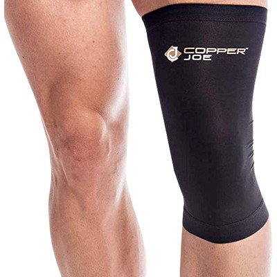 Copper Joe Knee Compression Sleeve, Knee Brace Sleeve Pain Relief  ,Weightlifting, Running, Meniscus Tear, ACL, Arthritis - 2 Pack - Small