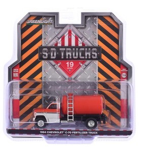 1984 Chevrolet C-70 Fertilizer Truck Red and White Cab with Red Tank "S.D. Trucks" Series 19 1/64 Diecast Model by Greenlight - 1 of 1