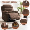 Recliner Chair, Recliner for Elderly with Heat and Massage, Stand Assist with Cup Holders, Side Pocket, USB Port, Single Sofa Seat for Living Room - 4 of 4