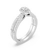 GILDED 1/2, 5/8, 3/4 Carat Total Weight Lab-Grown Diamond Engagement Ring in 925 Sterling Silver, Size 7 - 2 of 4