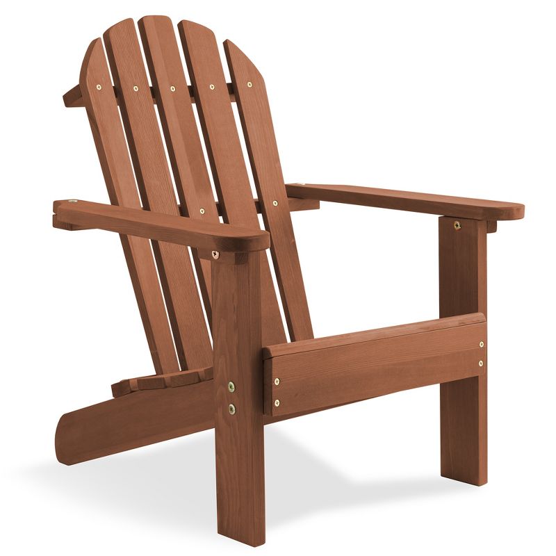 Casafield Children's Adirondack Chair, Cedar Wood Outdoor Kid's Chairs for Patio, Deck, Lawn, and Garden, Partially Pre-Assembled, 1 of 8
