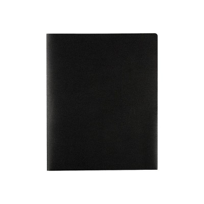 Staples Poly 2-Pocket Folders Black 431489