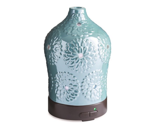 100ml Iridescent Floral Ultrasonic Diffuser - Candle Warmers Etc.