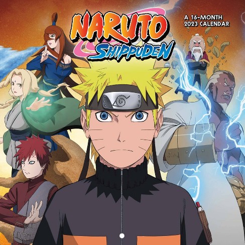 2023 Naruto Shippuden Wall Calendar - Trends International : Target