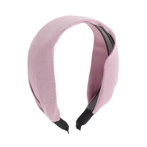 Unique Bargains Women's Solid Color Wide Headbands 1 Pc - 1 of 4