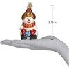Old World Christmas Blown Glass Ornament for Christmas Tree, Snowman with Cocoa - 4 of 4