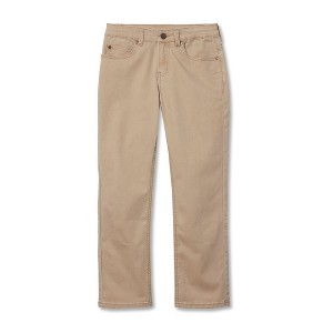 Lands' End Kids Iron Knee Twill 5 Pocket Pants - 1 of 3
