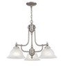 Livex Lighting North Port 3 - Light Chandelier in  Brushed Nickel - 3 of 4
