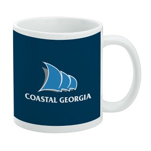 College of Coastal Georgia Primary Logo Ceramic Coffee Mug Novelty Gift Mugs for Coffee Tea and Hot Drinks 11oz White - 1 of 4