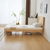 KTMBDW Queen/Full/Twin Size Wood Platform Bed Frame with Headboard, No Box Spring Needed, Mattress Foundation, Noise-Free, Easy Assembly - 3 of 4