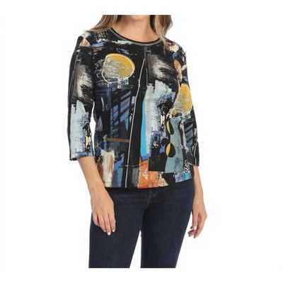 Women's Denali Printed Cotton Top - Jess & Jane