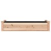 VidaXL Garden Raised Bed with Liner 47.2 in.x17.7 in.x9.8 in. Solid Wood Fir - 4 of 4