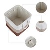 REGALWOVEN Cotton Collapsible With Handles Storage Open Storage Bins 3 Pcs - 3 of 4