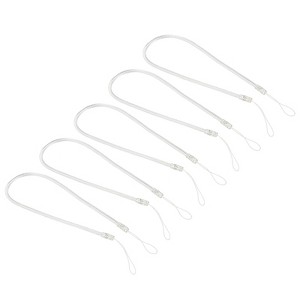 Unique Bargains Retractable Spring Coil Strap Flexible Badge Lanyards 5 Pcs - 1 of 4