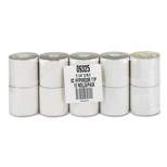 PM Company Paper Rolls Credit Verification 2 1/4" x 70 ft White/Canary 10/Pack 09325