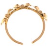 Anna-Kaci Gold Tone Bow Design Adjustable Ring with Triple Bow Accents - Gold - 3 of 4