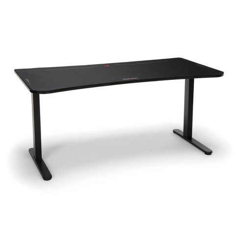 63 Gaming Table Desk With Gaming Mouse Pad Black Respawn Target