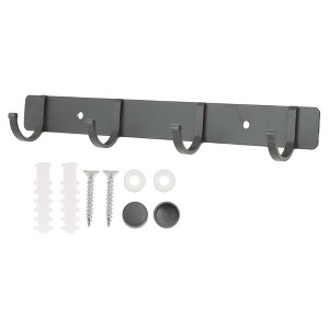 Unique Bargains Bathrooms Coat Rack Wall Hooks for Hanging Hat Rack Towel - 1 of 4