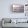 Trademark Fine Art - Caroyl La Barge Atlantic at Sunset, Normandy Canvas Art - 2 of 4