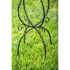 Evergreen Metal Trellis Bird Bath Stand, Scroll - 2 of 4