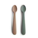 Mushie 2pk Silicone Spoons - Natural/Dried Thyme