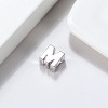 Initial Letter Charms for Women by Ginger Lyne | Italian Style Single Bracelet Charm for her | Sterling Silver Initial A for Charm Bracelet - 2 of 4