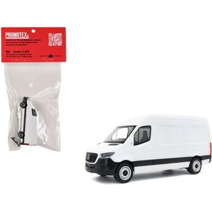 2018 Mercedes-Benz Sprinter Van White 1/87 (HO) Scale Plastic Model Car by Promotex - 1 of 4