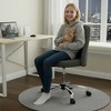 AZL1 Life Concept Computer Office Desk Chair with Ergonomic Lumbar Support Swivel Adjustable Height Armless for Home Office, 20.4"*22.8"*29.3" - 2 of 4