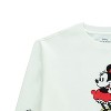 Ladies Mickey Mouse Fashion Sweatshirt Crewneck - Chenille Patch & Embroidery Sleeve - Mickey & Minnie Sweatshirt - 3 of 4