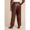 ELOQUII Faux Cow Hide And Leather Pant - 4 of 4