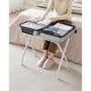 LEDREM Luggage Racks Folding Suitcse Stand for Guest Room Living Room - 3 of 4