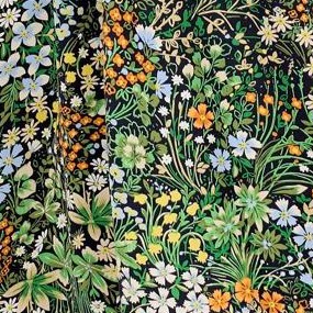 green multi floral