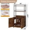 Cat Litter Box Enclosure with Shelf Storage,Hidden Cat Washroom Furniture, Indoor Cat Cabinet, Hidden Cat Box Enclosure,Cat House for Most Litter Box - 2 of 4