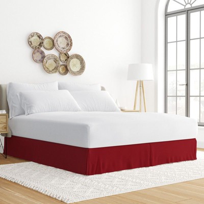Premium Pleated Dust Ruffle Bed Skirt - Easy Fit - Becky Cameron