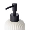 3pc Bath Accessories Set Matte White - Bullseye's Playground™ - 3 of 3