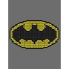 Batman Pixel Logo Boy's Charcoal T-shirt - 2 of 3