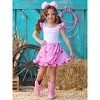 Cherry Blossom Gingham Top and Ruffle Skort Set Mia Belle Girls - 3 of 4