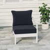 WestinTrends  Avalon Outdoor Patio HDPE Right Arm Facing Sectional Corner Club Chair with Patio Cushions - 2 of 4