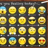 Ashley Productions® Smart Poly™ Chart, 13" x 19", Emotions Icon How Are You Feeling, Pack of 10 - 4 of 4
